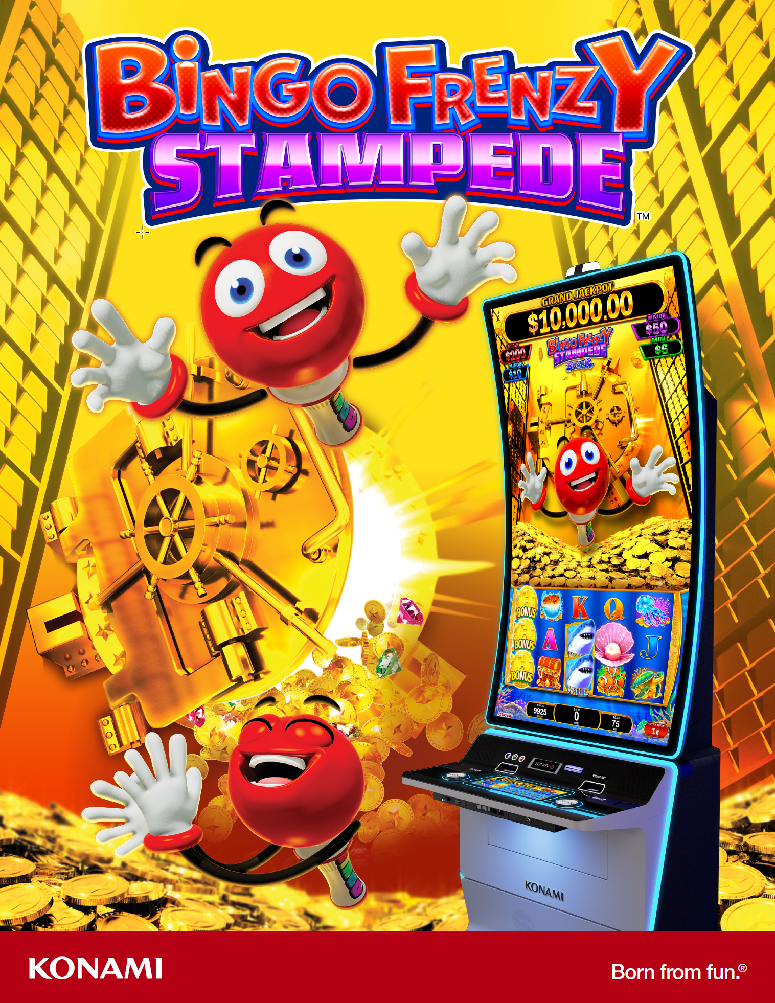 Bingo Frenzy Stampede Brochure Title Page